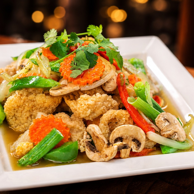 52. Ginger and Mushrooms.