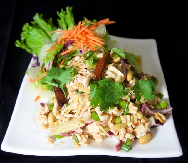 33. Nam Sod Salad.