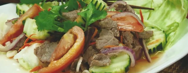 35. Spicy Beef Salad.