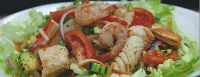 38. Spicy Seafood Salad.