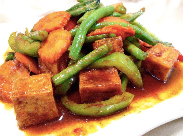 47. Pad Prik Khing (Green Bean).