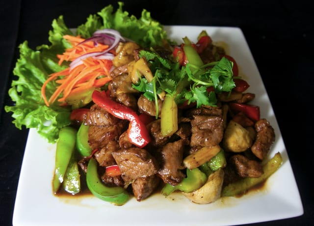 56. Black Pepper Steaks.