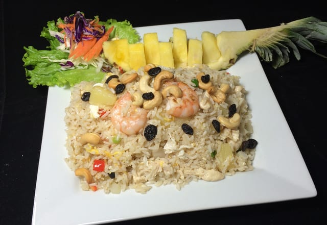 77. Pineapple Fried Rice.