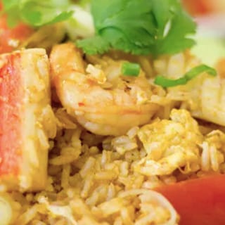 81. Seafood Fried Rice