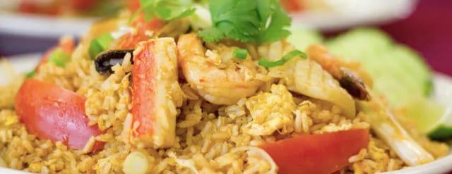 81. Seafood Fried Rice.