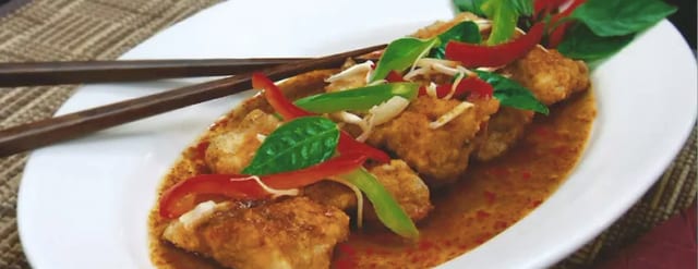82. Crispy Fish with Ginger Mushroom.